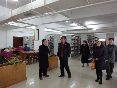 滨州医学院图书馆领导参观我馆